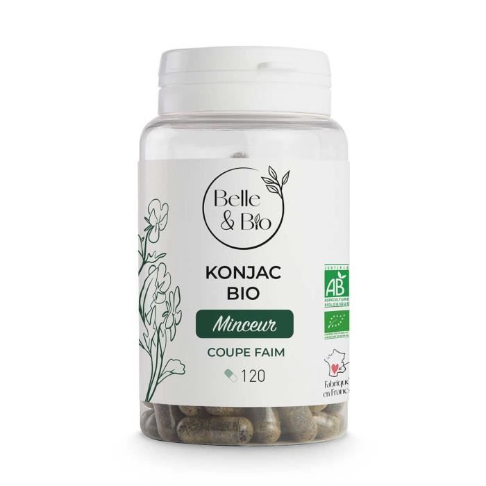 Complement tonus - complement vitalite konjac bio belle et bio - 120 gélules