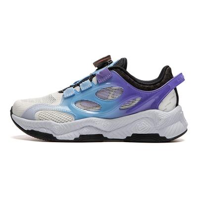 Li Ning Leichte Vielseitige Rutschfeste Stoßdämpfende Langlebige Rebound Low-Top Freizeitschuhe Kinder Freizeitschuhe Lila YKCU100-5
