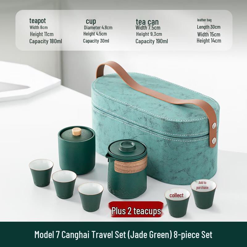 Portable Ceramic Travel Tea Set