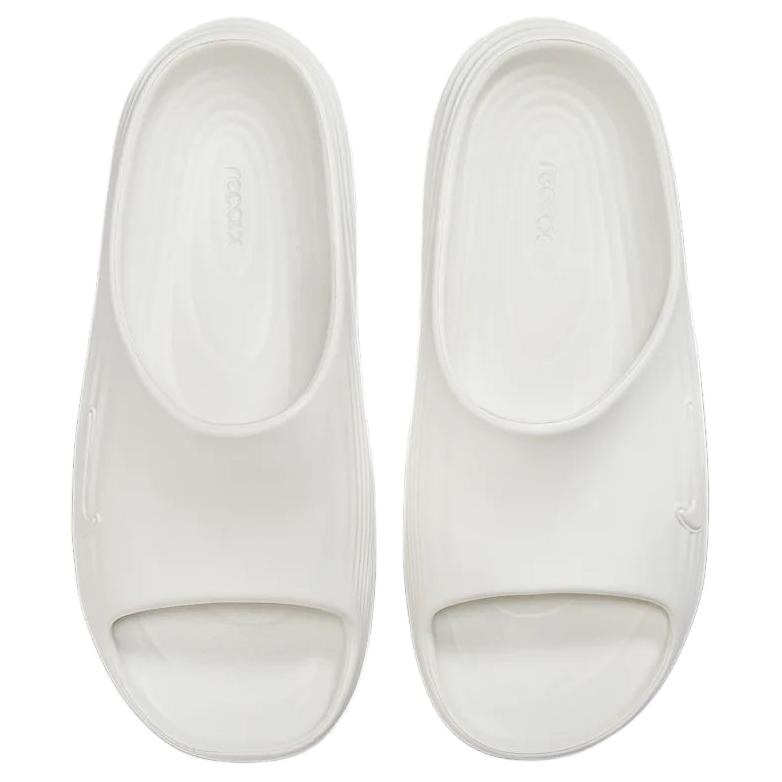 New Nike ReactX Rejuven8 Slip Resistant Abrasion Resistant Slide Slippers Women's White HV4484-100