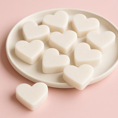 Guest Soaps Coconut Hearts, 10 Pack