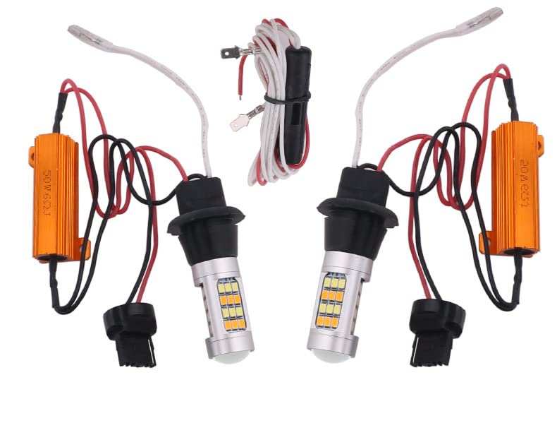 

e-smile Turn Signal Position Kit 42 LED SMD Twin Color Anti-Hifra Resistor Light T20 белый