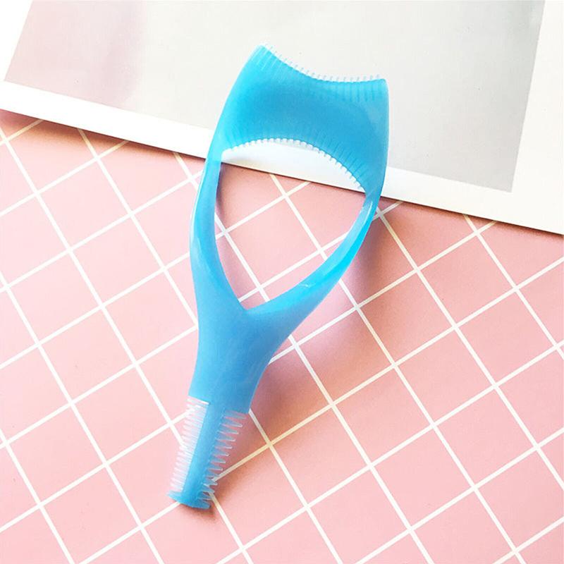 Plastic Applicator Brush 3 In 1 Novelty Mascara Guide Multifunction Eyelash Styling Eyelash Curler Precise Application Eyelashes
