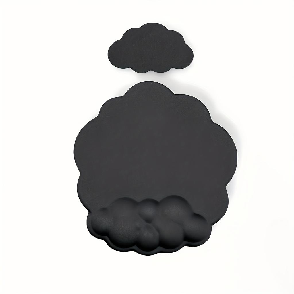 3 Pieces Per Set Cloud Wristband Stress Relief Set Wrist Pad Cute Keyboard Rest for Office Desk