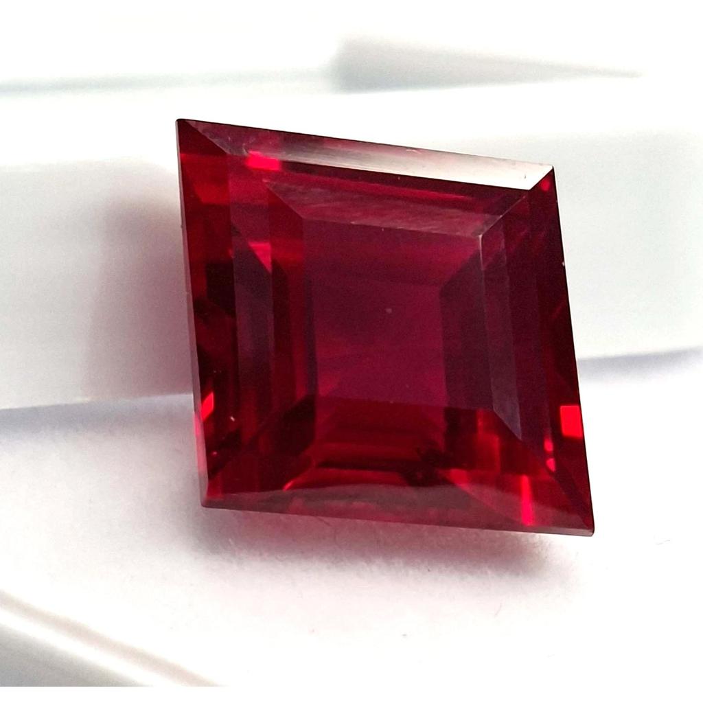 Certified Natural Mozambique Red Ruby Fancy Cut 11-13 Ct Beautiful Gemstone