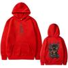 Anime Demon Slayer Hantengu Hoodie Men's Women's Cartoon Casual Fleece Pullover Hoodies Male Oversized Tracksuit