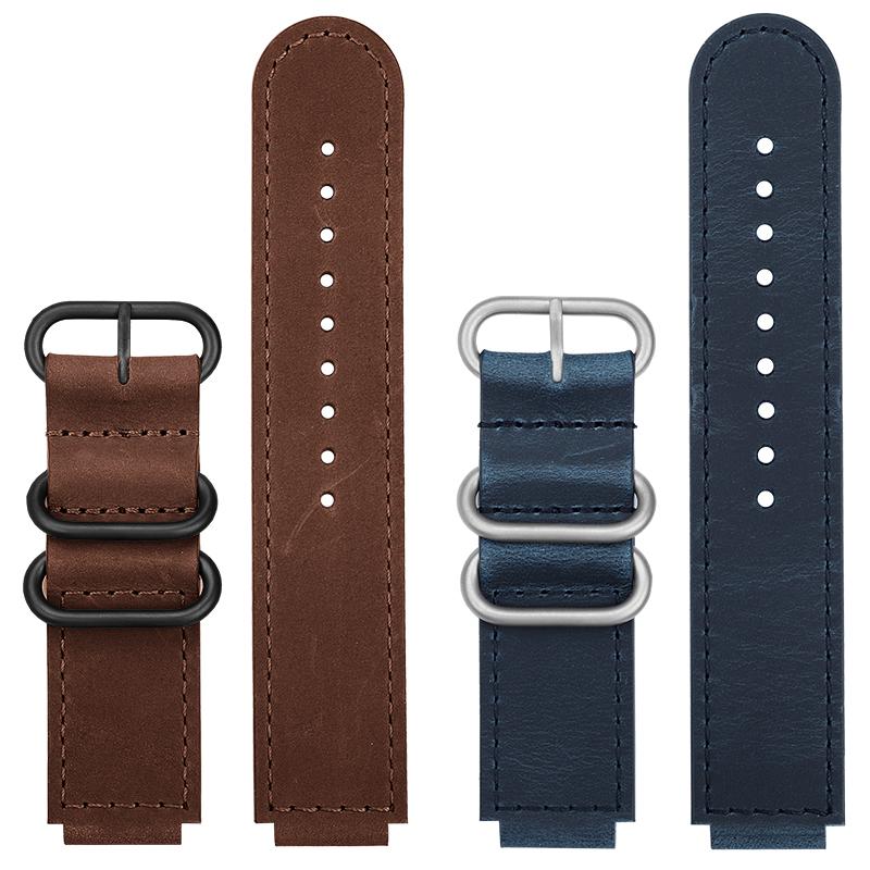 Vintage Rindsleder Armband für Casio Kleines Quadrat Armband AE-1200 AE1200AE-1300/F-108/W-216H A159 A158 A168 F91 Uhrenarmband 18mm