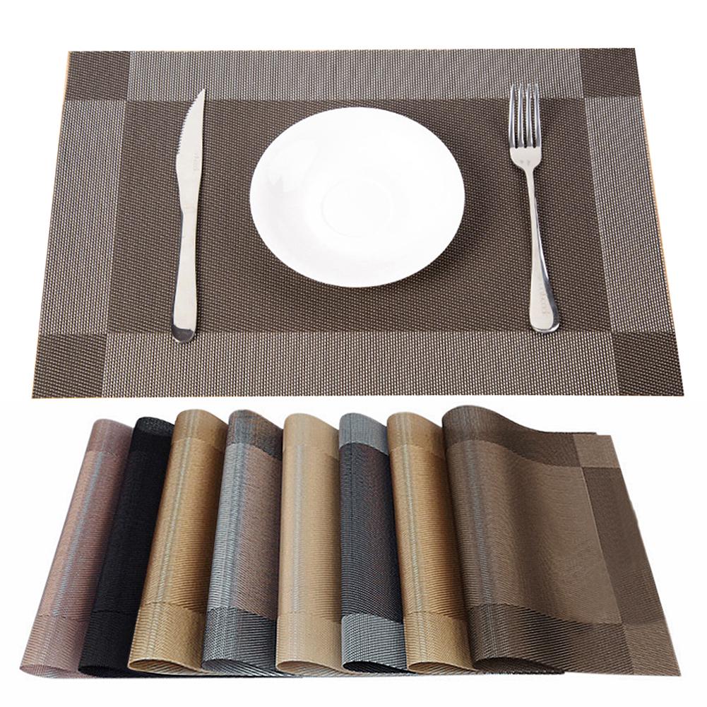 1//4 Pcs Felt Placemat Wedding Party Decoration Table Mat Insulation Coaster Pad