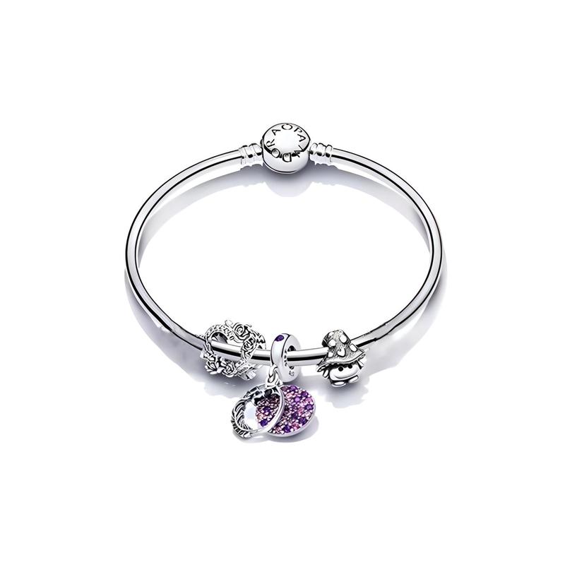 Pandora Collect Love 925 Silver Bracelet Women's Style Treasure Love Bracelet Set