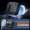 Carbon Fiber Texture Earphone Case For AirPods 4 Pro 3 2 1 Bluetooth Headset Cover with Phone Holder Keychain Earphone Charging Box