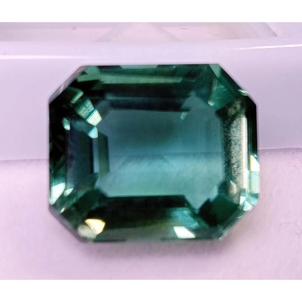 Certified Natural Green Tourmaline Emerald Cut 5-6 Ct Stunning Loose Gemstone