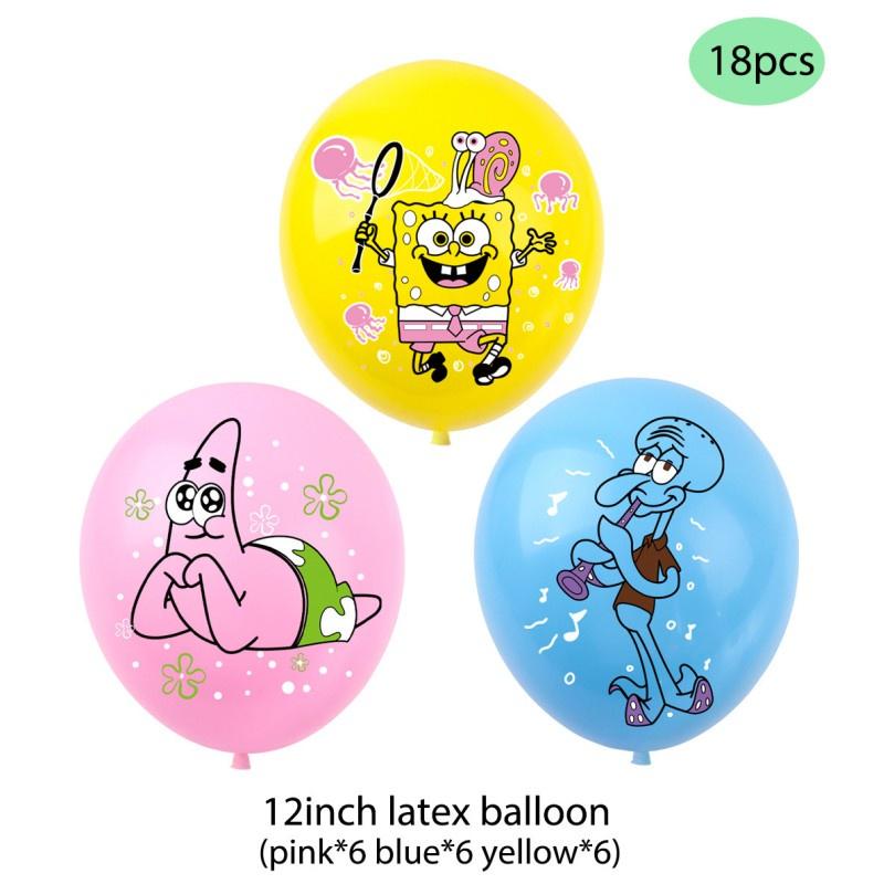 Spongebob Birthday Party Supplies Ocean Theme Decoration Set