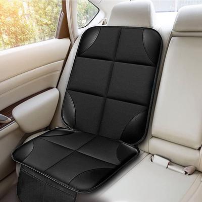Waterproof Car Seat Protector Anti Slip Mesh Storage Pockets Seat Protection Mat Thick Pad Back Leather Reinforced Corners