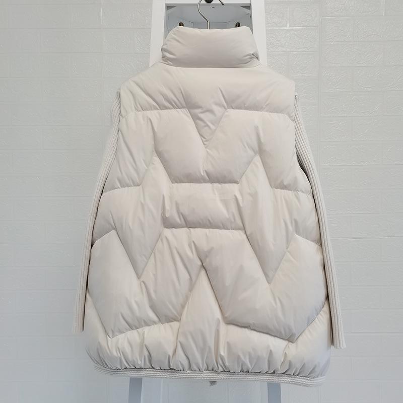 Winter Sleeveless Jacket Vest Down Puffer Waistcoat Light Outwear Women
