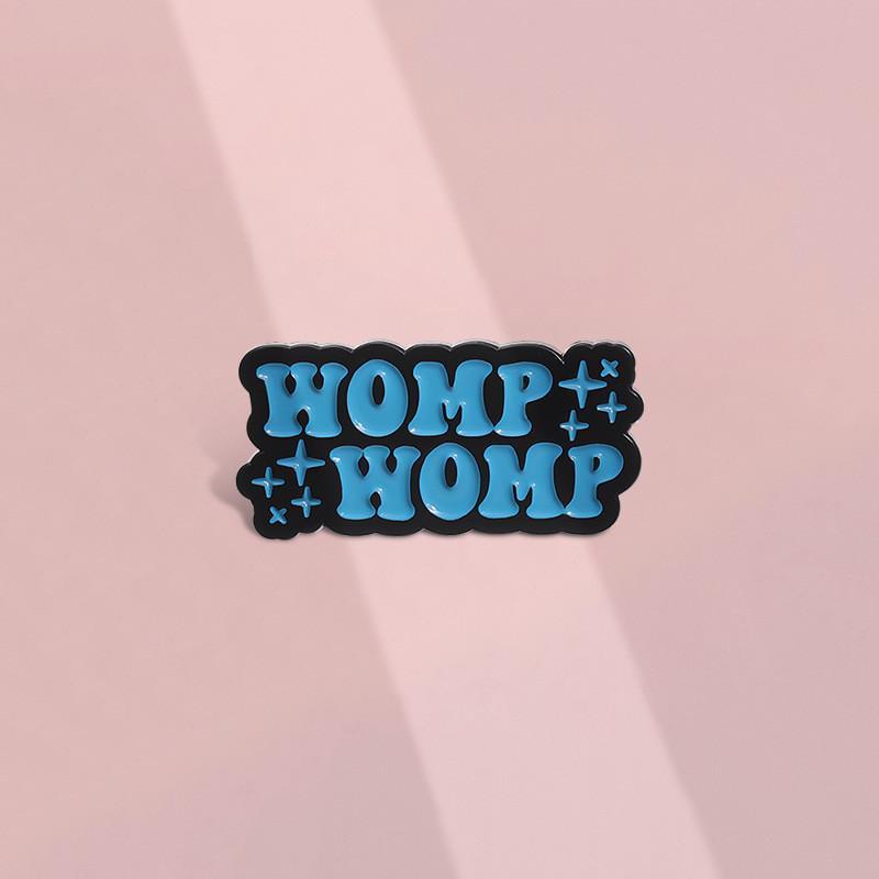Womp Wopmp Adorable Character Brooch In Blue For Unique Fashion Accessories 2024 In