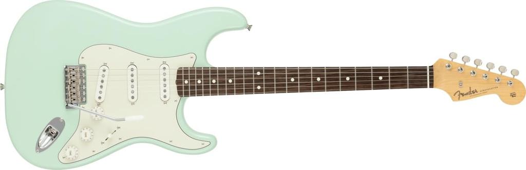 Fender /Fabriquée au Japon Traditionnelle Années 60 Stratocaster Touche Palissandre Vert Surf