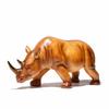 Rhinoceros Figurine Resin Rhino Modern for Office Desk, Display Cabinet
