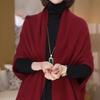 2025 New Style Women's 100% Pure Wool Shawl Cardigan – Autumn/Winter Elegant Knitwear