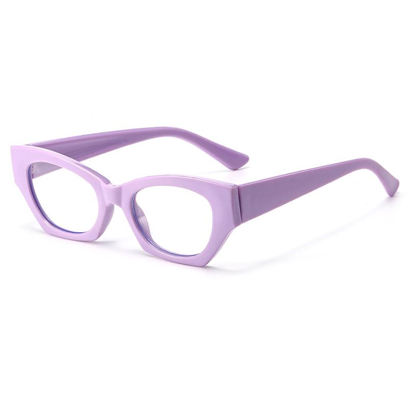 Children Classic Cat's Eye Photochromic Glasses  Fashion Retro Radiation Protection Eyewear For Boys And Girls