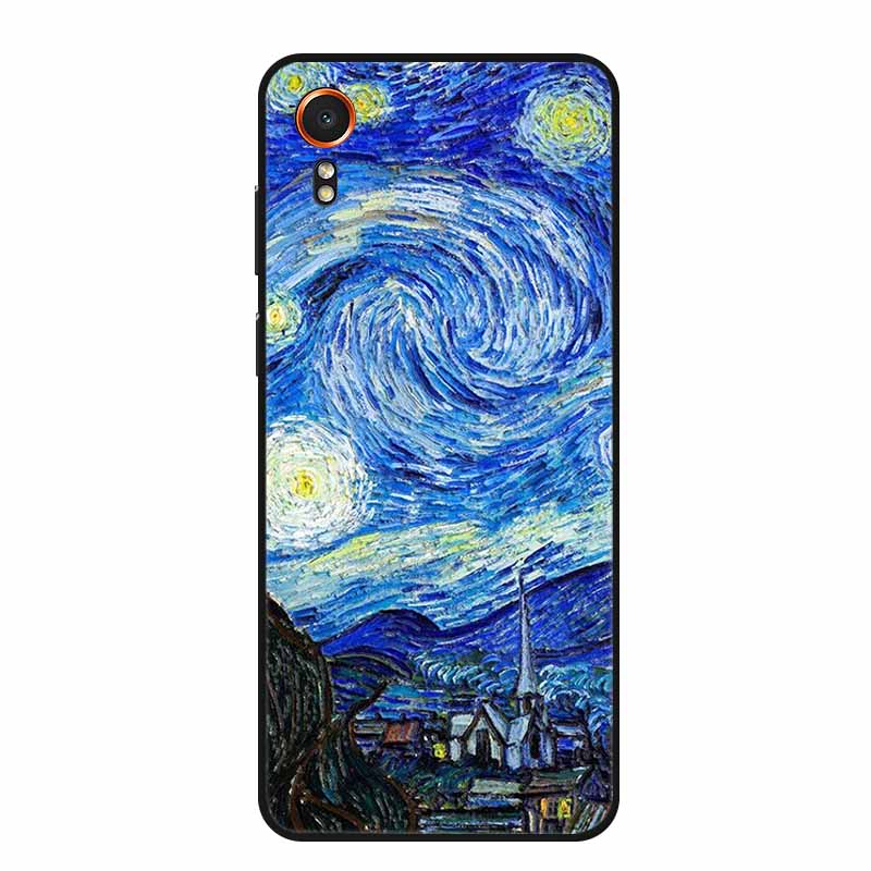 3D Emboss Case For Samsung Galaxy Xcover7 Phone Case Relief Flowers Soft Silicone Back Cover For Samsung Xcover 7 Case Shell Bag