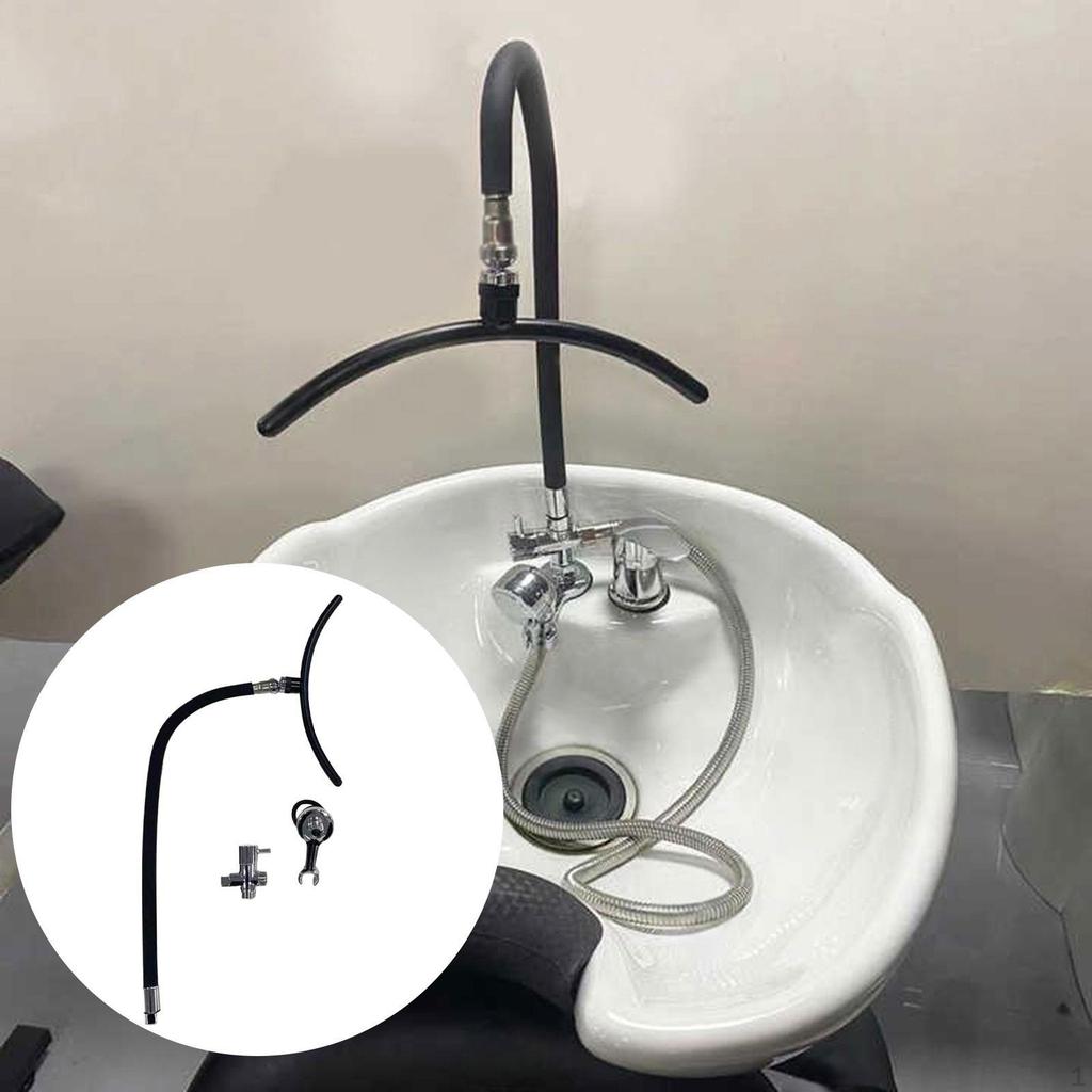 Equipment Frame Shower Head Hair Washing Bowl Massage Water Circulation Aluminum Alloy for Hygienic