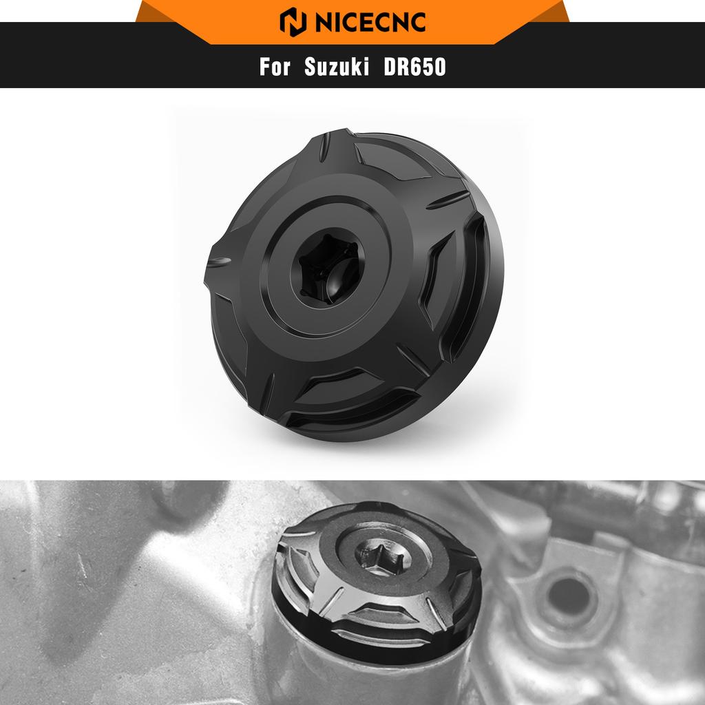 For Suzuki DR650 S SE 2024 2023 2022 Motorcycle Oil Filler Plug Suzuki DR650S/SE 1996-2024 DR650S DR650SE Oil Filler Cap Cover