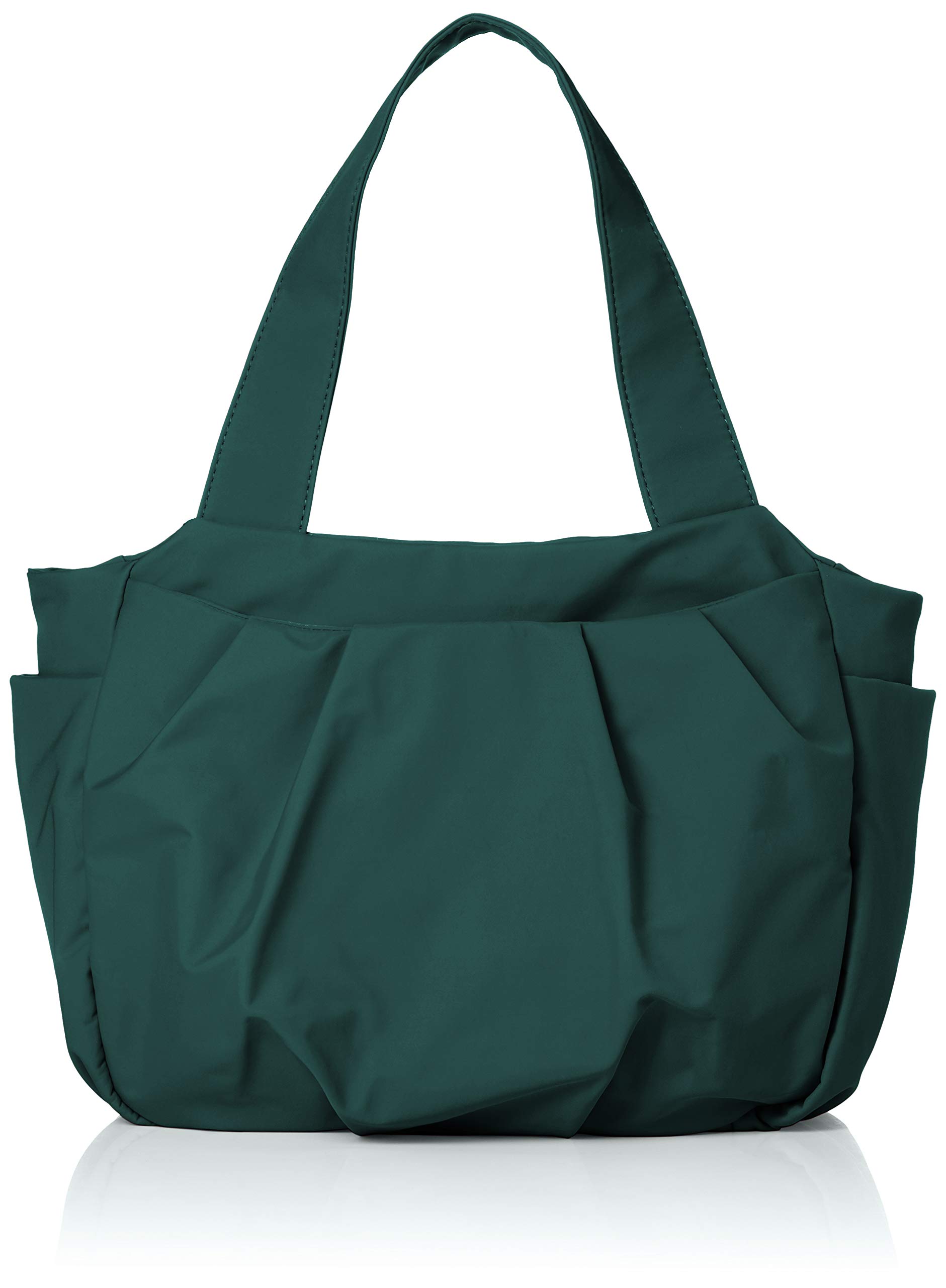 

Cuco Multi-Pocket Plain Tote Bag for Commuting and School, Green, 19531-110893609