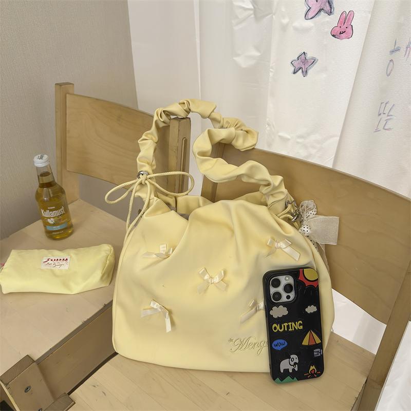 Tote Bag Handbag Bow Shoulder Bag Large Capacity Women Crossbody Bag