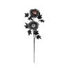 Spooky Branch Decoration Halloween Eyeball Flower Stem, Artificial Rose Floral Pick with Eyeball, Party Decorations Gothic Black Branches for