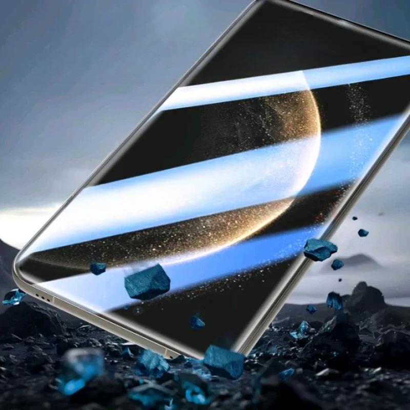 3 SZT. Szkło hartowane przezroczyste zakrzywione 3D anty-niebieskie dla huawei mate 70 pro + ochraniacz ekranu dla hauwei mate70 pro folia szklana pokrywająca