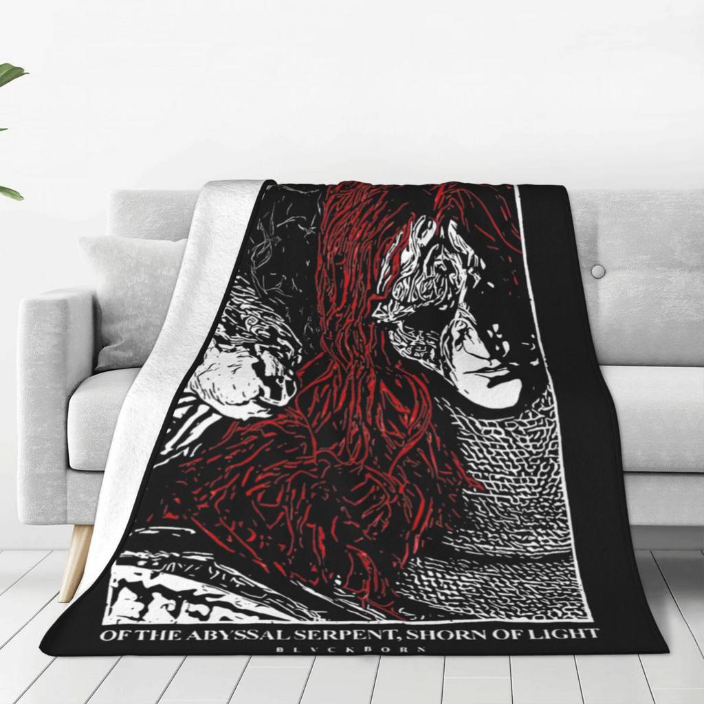 Messmer Eldened Ringed Shadow Of The Erdtree Blankets Lightweight Thin Fleece Comfortable Present Throw Blanket Plush Thin Quilt