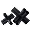 Metal Handicraft Geometric Hollow Pipe Cross Star Black Cross Knot Metal Decorative Figurines Home Decoration Accessories