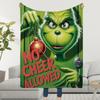 Blanket Throw Film Super Cosy Plush Living Room Christmas G-GrinchS Sofa Couch Childish Birthday The Gifts
