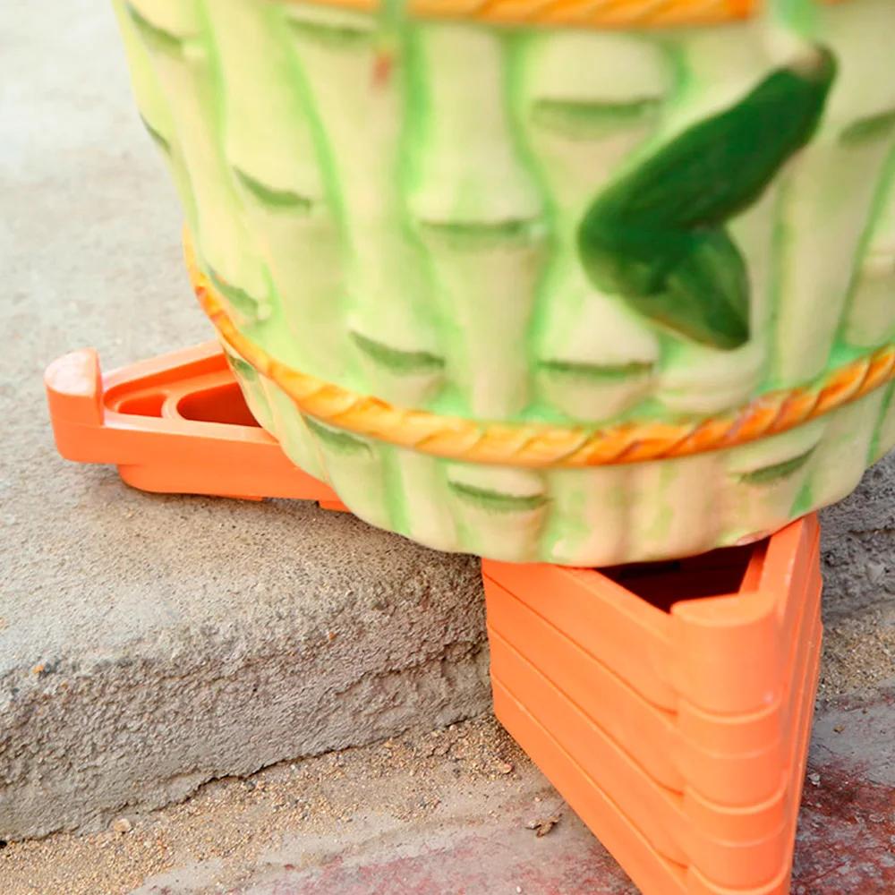 Pot Trays 24/12Pcs Plant Flower Pot Feet Stand Invisible Risers Toes Lifters Triangle Garden Supplies Invisible Pot Lifters