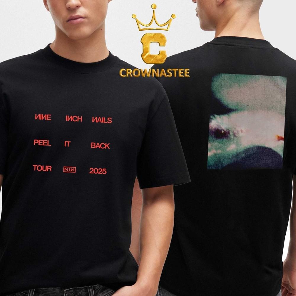 Nine Inch Nails Peel It Back Tour 2025 Concert Two Sided Unisex T-Shirt