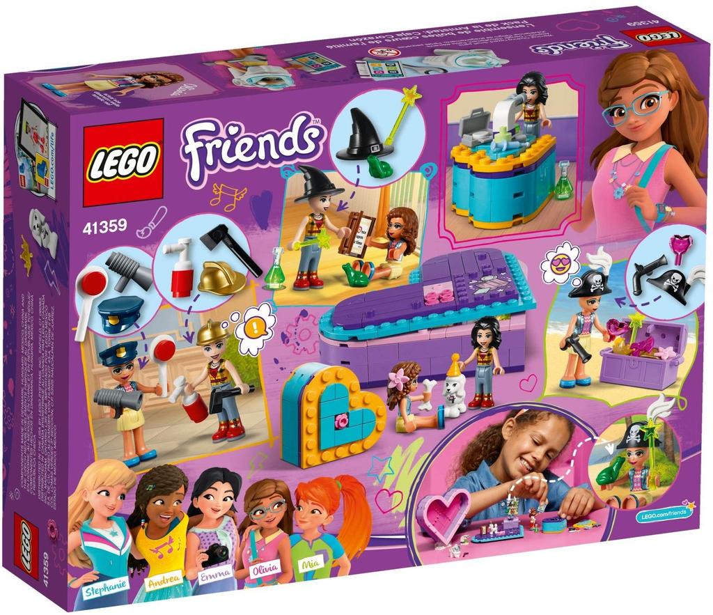 LEGO Friends 2 Heart Accessory Case Olivia Vicky 41359 Block Toy Girl &