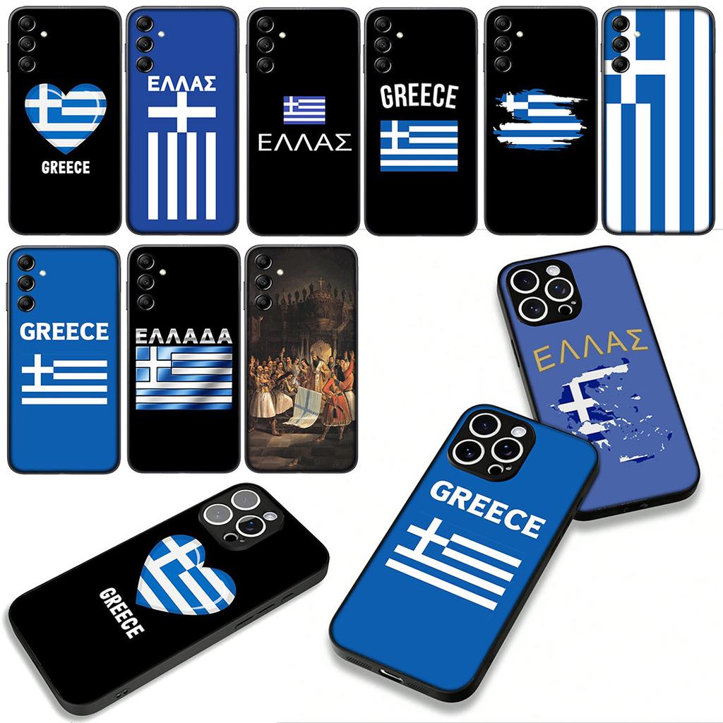 The Hellenic Republic Greece Greek Flag Phone Case for Xiaomi Redmi 15 A5 9A 9T 10A 10C 9C NFC 15C Note 11 9 10 Pro Plus 8T