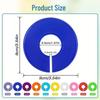Colorful Plastic Clothing Divider Rings: Round Size Markers for Garments