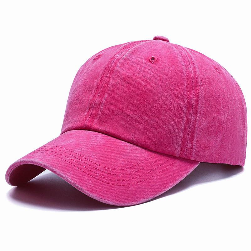 Women Men Cotton Solid Baseball Cap Four Season Fashion Snapback Hat Outdoor Simple Vintag Visor Casual Cap Hat For Women Men
