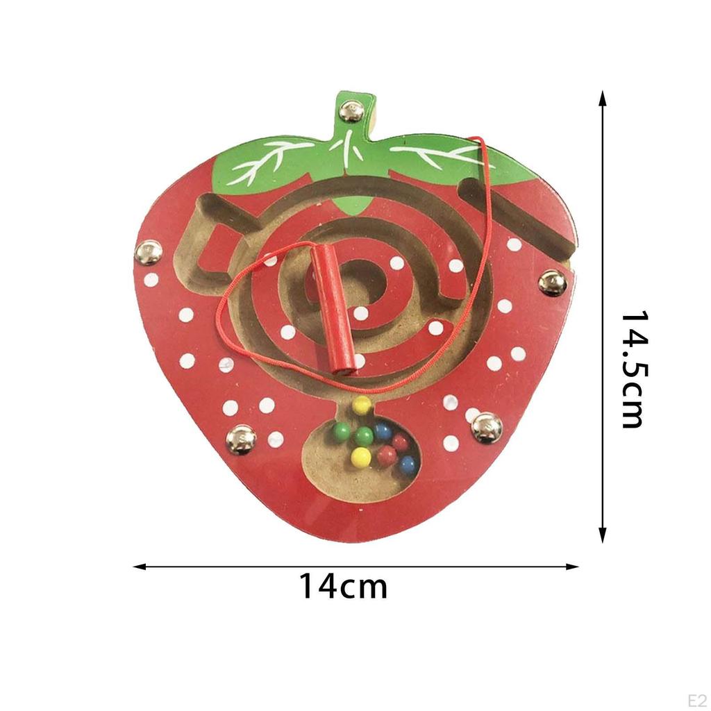 Busy Board DIY Accessories Learning Gifts Birthday Party Game for Baby Strawberry