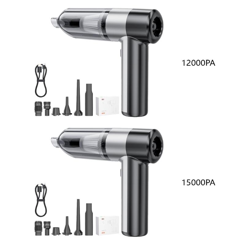 Cordless Car Vacuum Cleaner with 15000Pa/12000Pa High Suction, Handheld Auto Detailing Vacuum for Easy Storage Use
