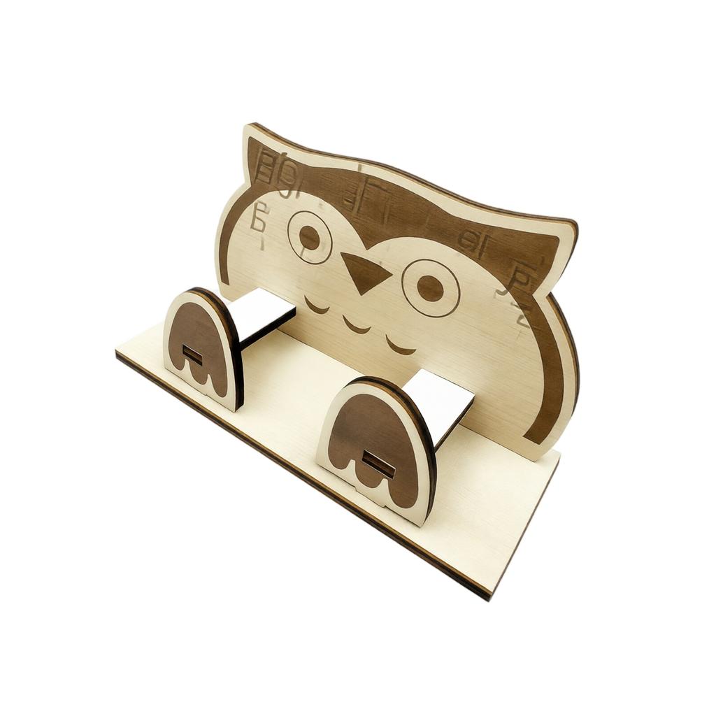 Wooden Eyeglass Stand Animal Shape Desk Creative Decor Gift