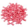 50pcs/lot Colored Satin Ribbon Bows Small Size Checkered Bowknot For DIY Sewing Crafts Garment Bouquets Wedding Party Decoration
