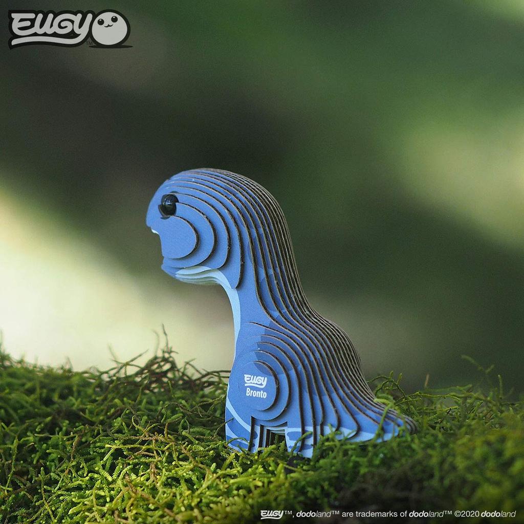 EUGY Brontosaurus Paper Puzzle - A fun educational toy for elementary school boys and girls, as well as adults, making it a great gift.
