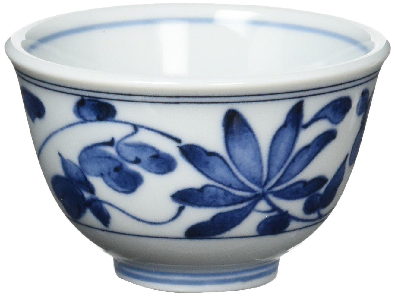 Yamashita Craft Clematis 9 x 9 x - Thick-Rimmed Teacup, 5.8 cm, 35910-058