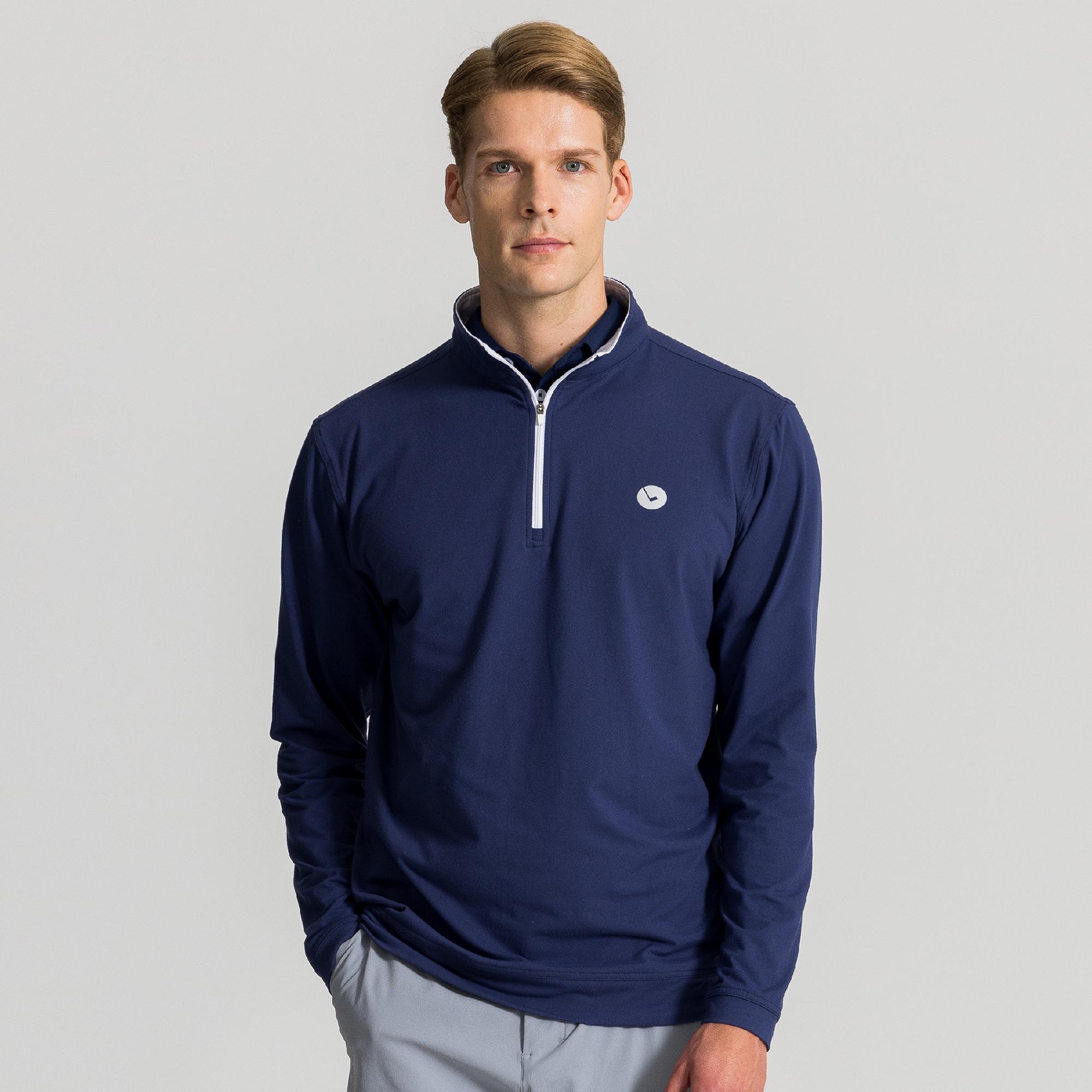 Rorong Navy Functional Quarter Zip L