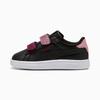 Puma SMASH 3.0 L GLITTER VELCRO V INF children's shoes black 39561007 r 22