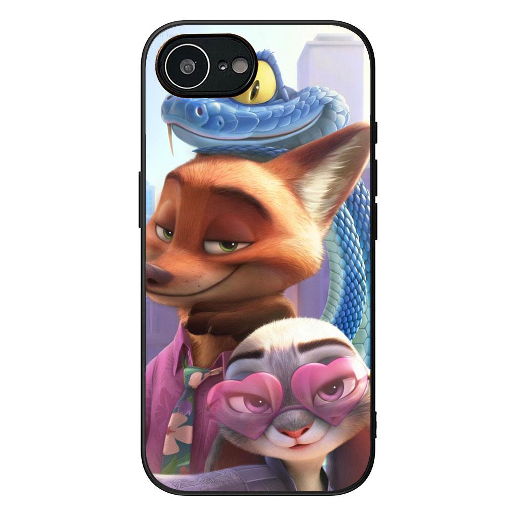 

Чохол для телефону Apple iPhone 17 16 14 15 Pro Max Plus 15+ 16E XR ProMax Air 16+ Чохол Zootopia Джуді Нік Гаріс Зверополіс 2 iPhone 14