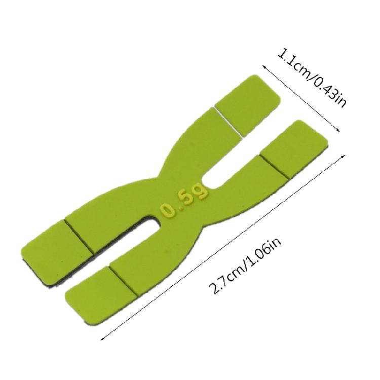 3Pcs Badminton 0.5g Racket Head Balance Strips H-shaped Tennis Racquet Weight