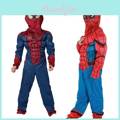 Spider-man Homecoming Hero Kids Costume Outfit Featuring Lifelike Muscle Design And Exquisite Workmanship